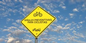 señales preventivas para ciclistas